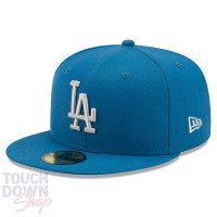 Casquette New Era 59FIFTY Fitted MLB Los Angeles Dodgers Bleu ciel