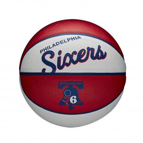 Mini Ballon NBA Team Retro Philadelphia 76ers Wilson