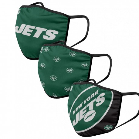 Masques New York Jets NFL (lot de 3) 