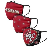 Masques San Francisco 49ers NFL (lot de 3) 