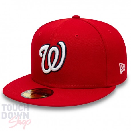 Casquette Washington Nationals MLB Authentic On Field Game 59Fifty New Era rouge