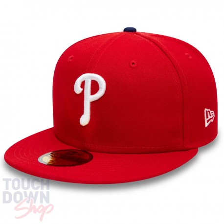 Casquette Philadelphia Phillies MLB Authentic On Field Game 59Fifty New Era rouge