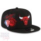 Casquette Chicago Bulls NBA Back Half 9Fifty New Era Noir