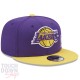 Casquette Los Angeles Lakers NBA Team Arch 9Fifty New Era Violette et Jaune
