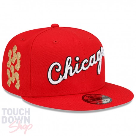Casquette Chicago Bulls NBA City Edition 9Fifty New Era Rouge