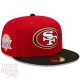 Casquette San Francisco 49ers NFL Side Patch Superbowl 59Fifty Fitted New Era Rouge et Noire