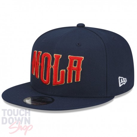 Casquette New Orleans Pelicans NBA City Edition 9Fifty New Era Bleue Marine