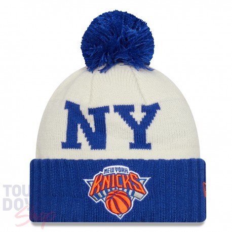 Bonnet New York Knicks NBA Draft 2022 New Era Bleu et Blanc
