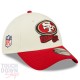 Casquette San Francisco 49ers NFL Sideline 39Thirty Fitted New Era Beige et Rouge