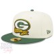 Casquette Green Bay Packers NFL Sideline 59Fifty Fitted New Era Beige et Verte