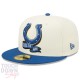 Casquette Indianapolis Colts NFL Sideline 59Fifty Fitted New Era Beige et Bleue