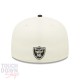 Casquette Oakland Raiders NFL Sideline 59Fifty Fitted New Era Beige et Noire