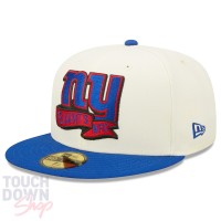 Casquette New York Giants NFL Sideline 59Fifty Fitted New Era Beige et Bleue