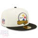 Casquette Pittsburgh Steelers NFL Sideline 59Fifty Fitted New Era Beige et Jaune