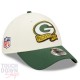 Casquette Green Bay Packers NFL Sideline 39Thirty Fitted New Era Beige et Verte