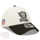 Casquette Oakland Raiders NFL Sideline 39Thirty Fitted New Era Beige et Noire