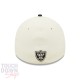 Casquette Oakland Raiders NFL Sideline 39Thirty Fitted New Era Beige et Noire