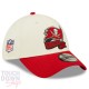 Casquette Tampa Bay Buccaneers NFL Sideline 39Thirty Fitted New Era Beige et Rouge