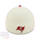 Casquette Tampa Bay Buccaneers NFL Sideline 39Thirty Fitted New Era Beige et Rouge